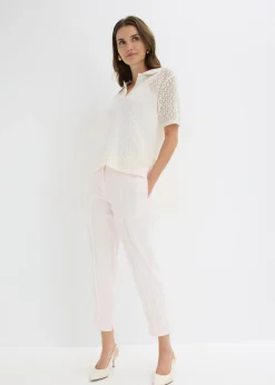 Pantalón con cintura cómoda Mujer Pantalones|Novedades