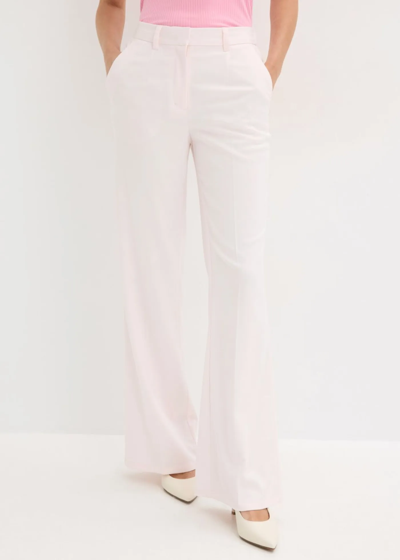 Pantalón con cintura cómoda Mujer Pantalones|Tallas Pequeñas