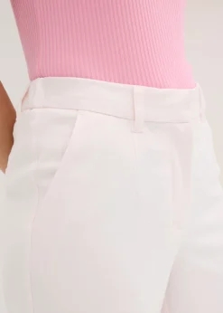 Pantalón con cintura cómoda Mujer Pantalones|Tallas Pequeñas