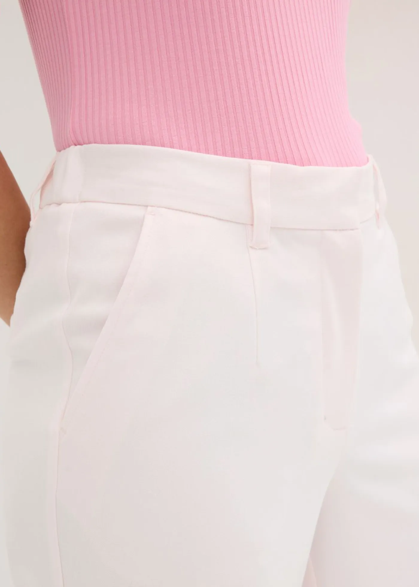 Pantalón con cintura cómoda Mujer Pantalones|Tallas Pequeñas