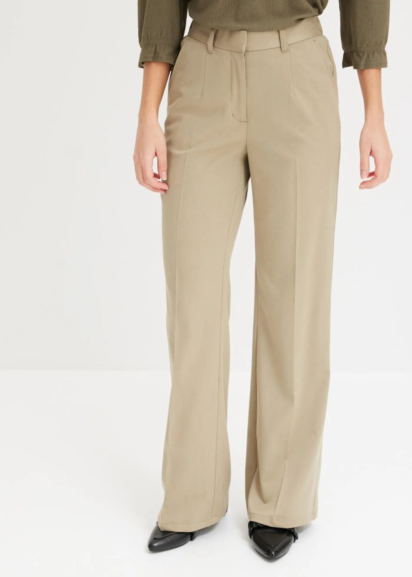 Clearance Pantalón con cintura cómoda Mujer Pantalones|Tallas Pequeñas
