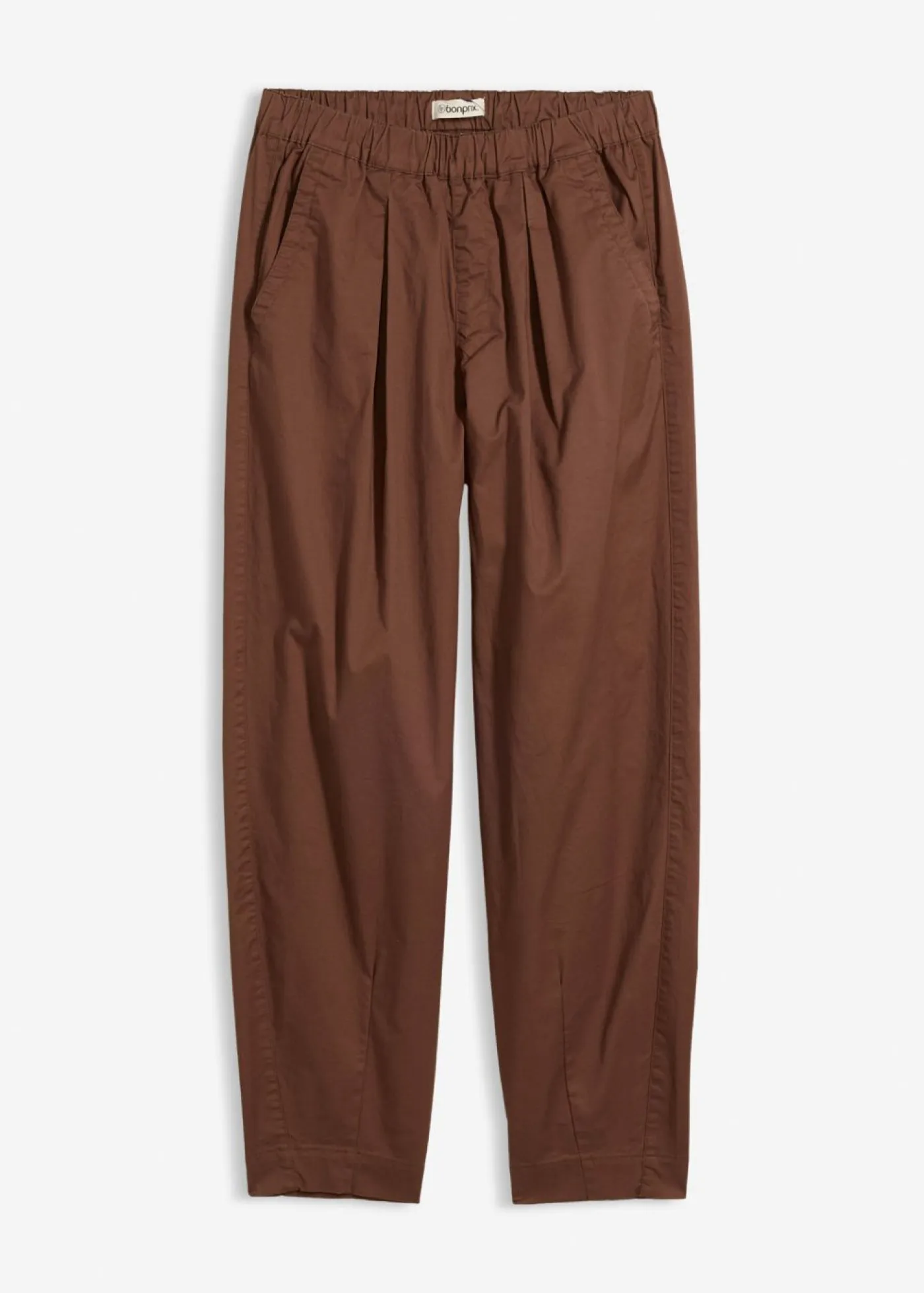 Discount Pantalón con corte barrel y cintura cómoda Mujer Pantalones