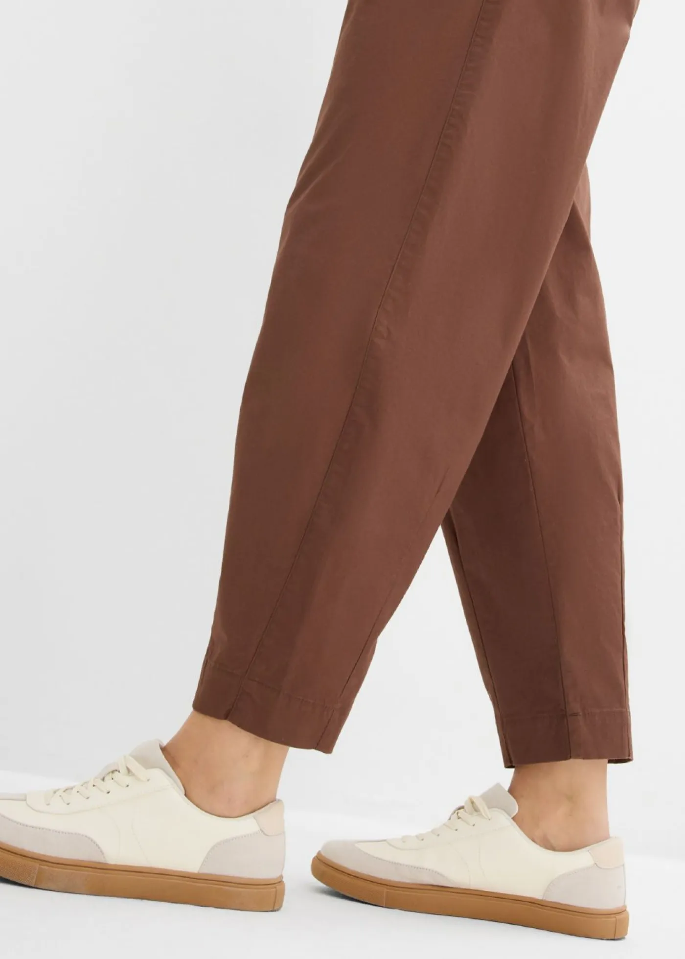 Discount Pantalón con corte barrel y cintura cómoda Mujer Pantalones