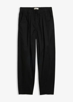 Clearance Pantalón con corte barrel y cintura cómoda Mujer Pantalones