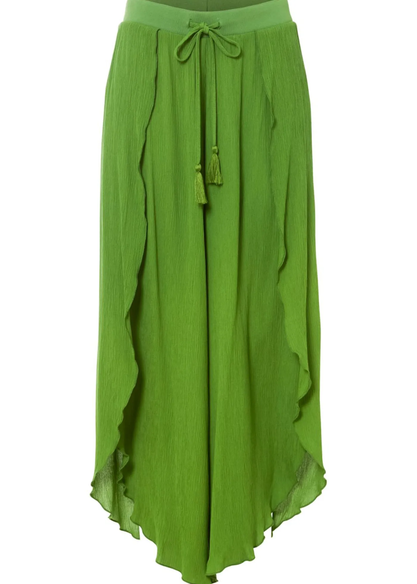 Online Pantalón con efecto arrugado estructurado Mujer Pantalones