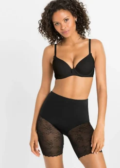 Pantalón con efecto moldeador medio Mujer Shorts Moldeadores|Ropa Interior Moldeadora