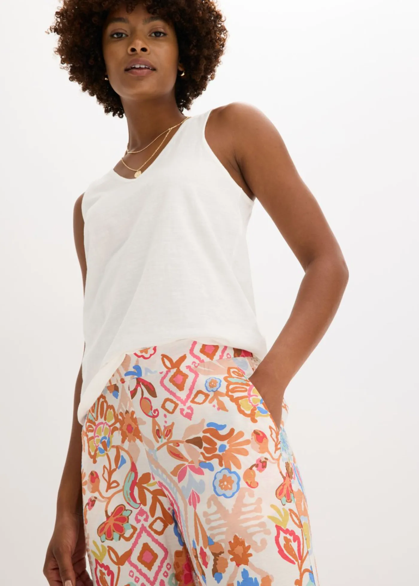 Discount Pantalón con encaje Mujer Pantalones