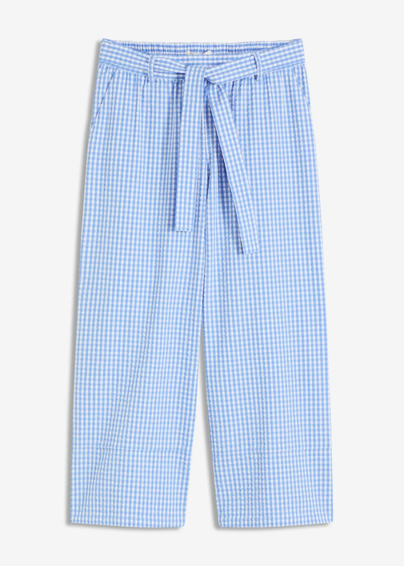 Discount Pantalón con estampado de cuadros vichy Mujer Pantalones