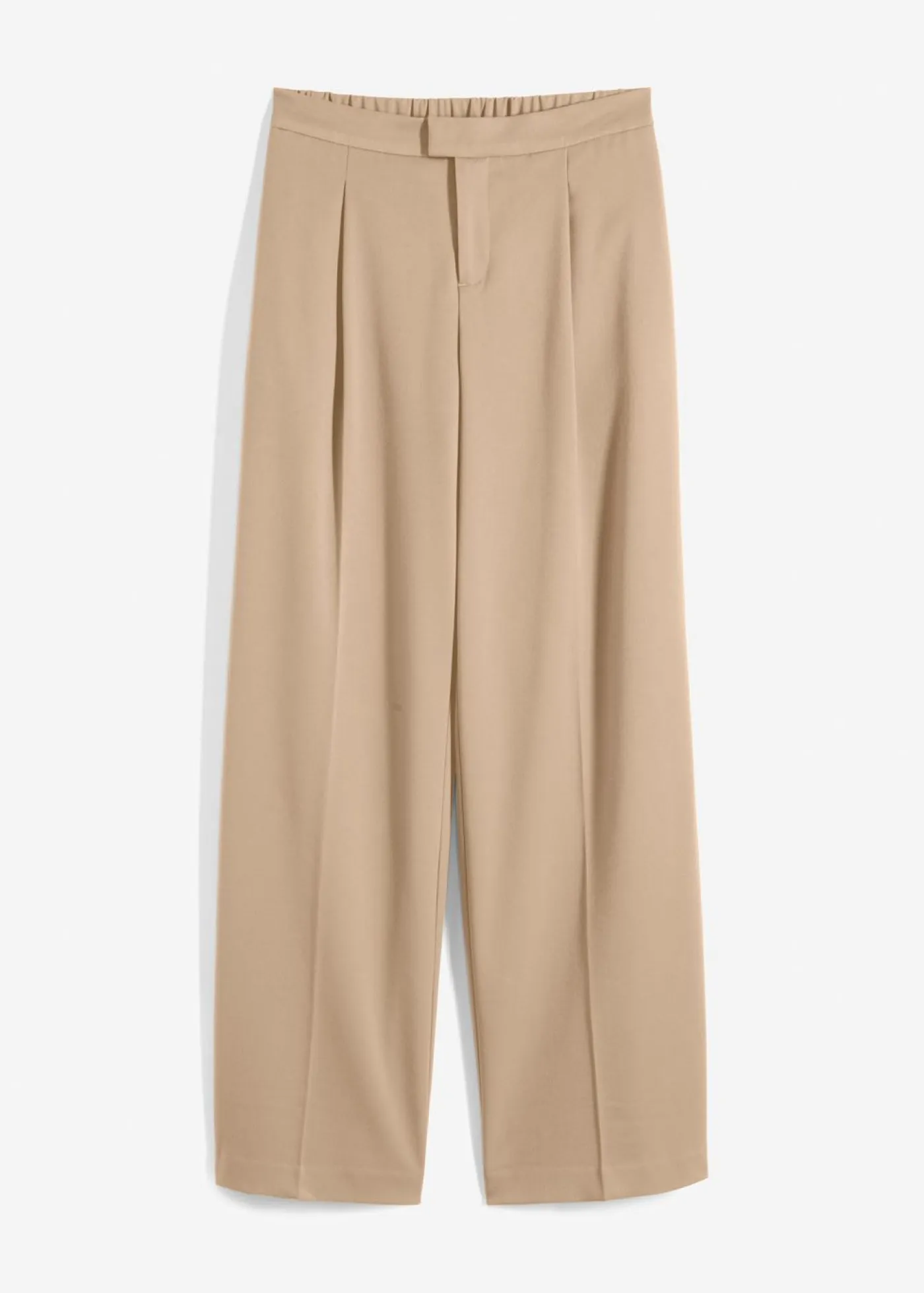 Hot Pantalón con pinzas y cinturilla cómoda Mujer Pantalones