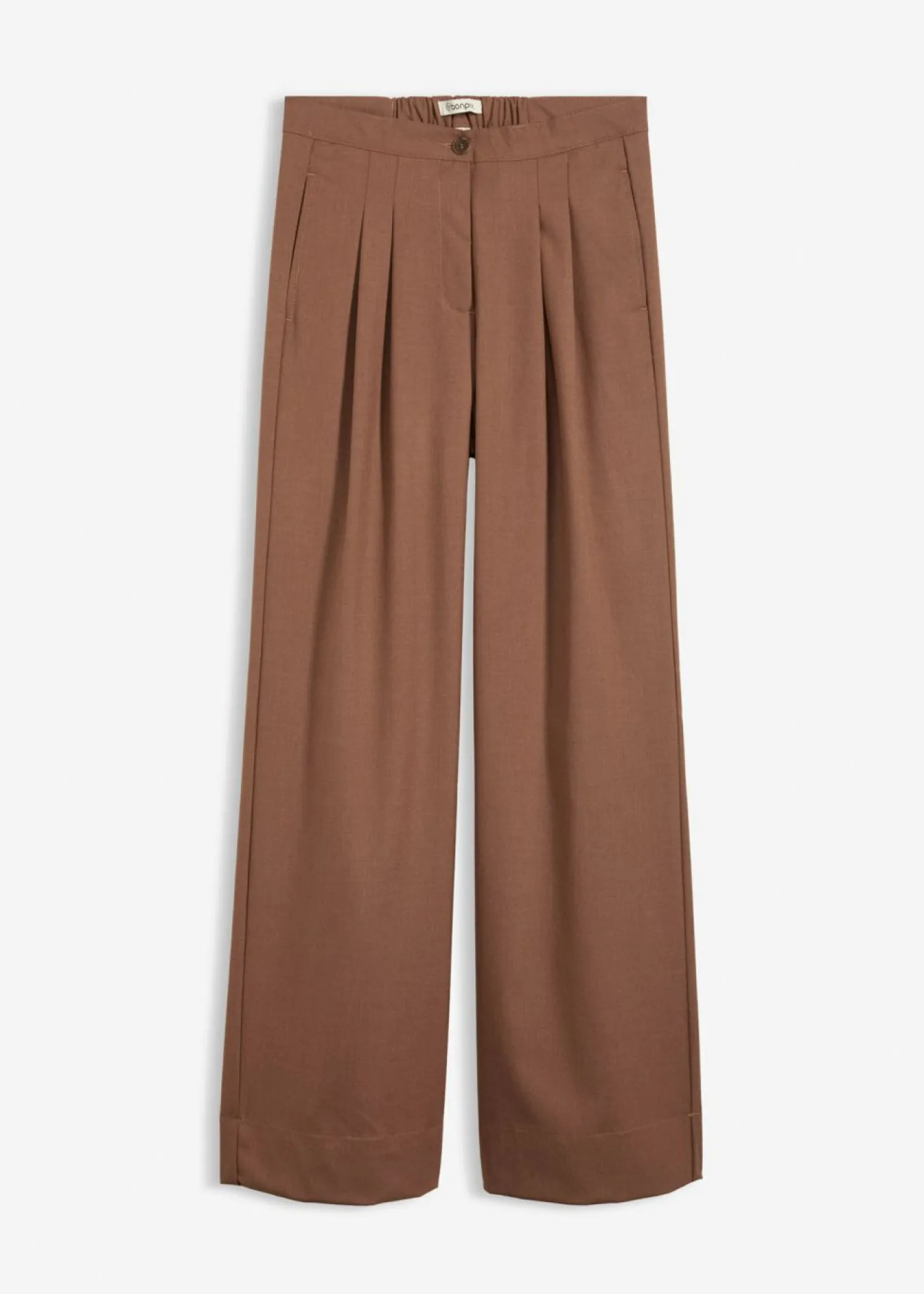 Discount Pantalón con pinzas y cinturilla cómoda Mujer Pantalones