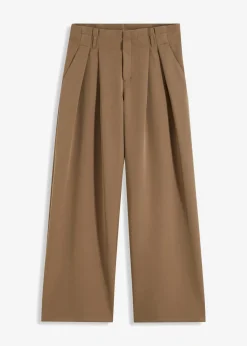 Discount Pantalón con pinzas y cinturilla cómoda Mujer Pantalones