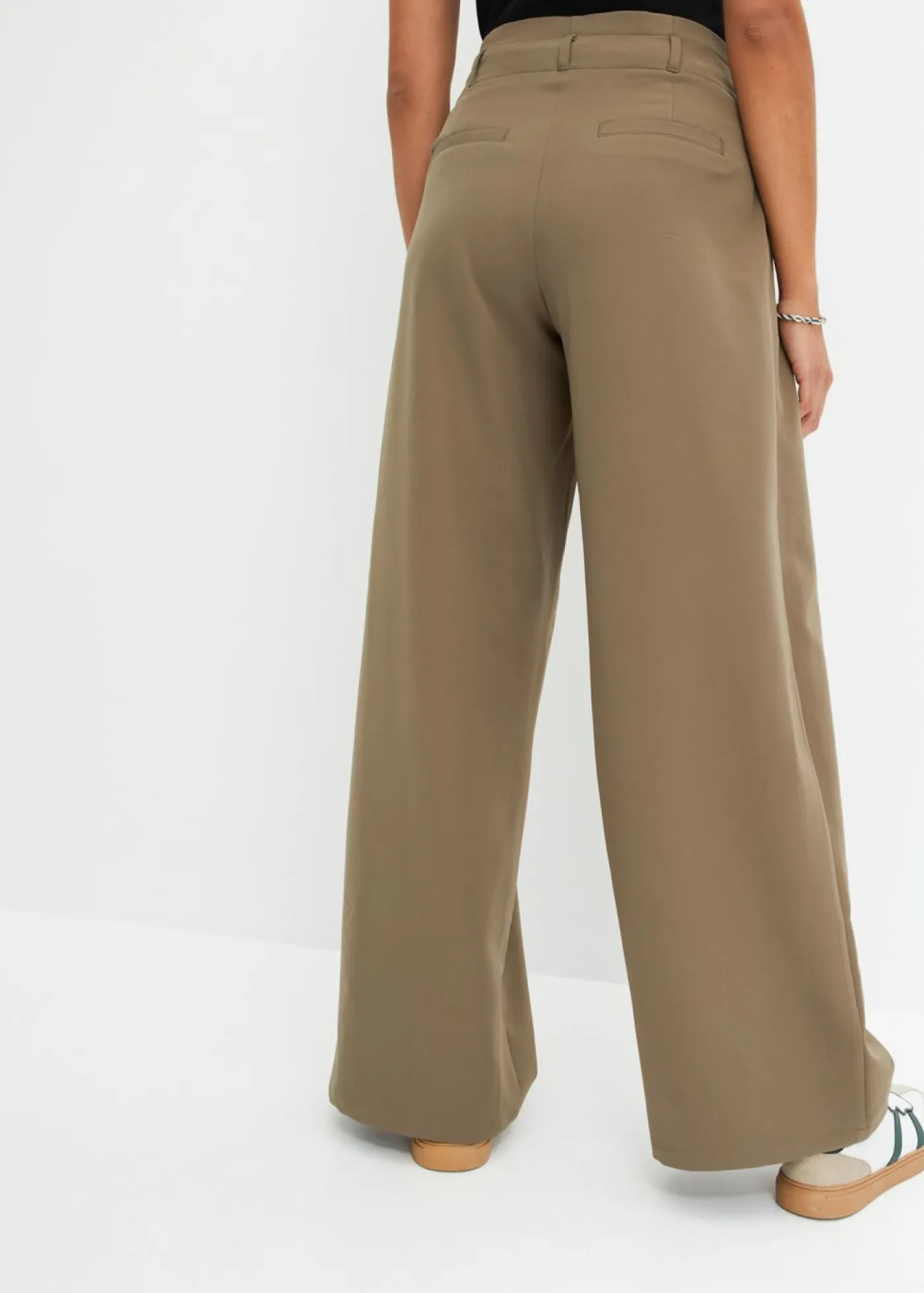 Discount Pantalón con pinzas y cinturilla cómoda Mujer Pantalones