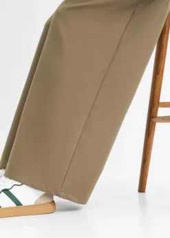 Discount Pantalón con pinzas y cinturilla cómoda Mujer Pantalones