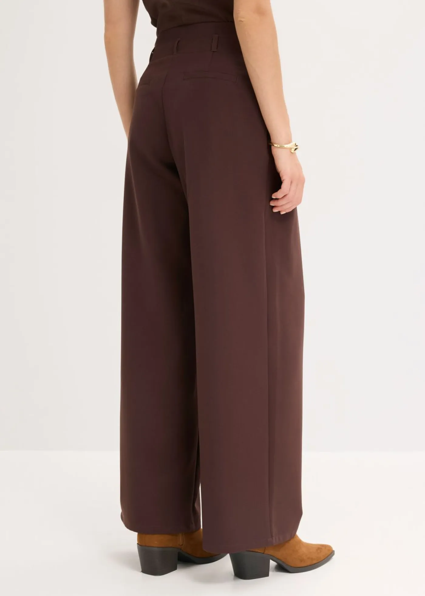 Sale Pantalón con pinzas y cinturilla cómoda Mujer Pantalones