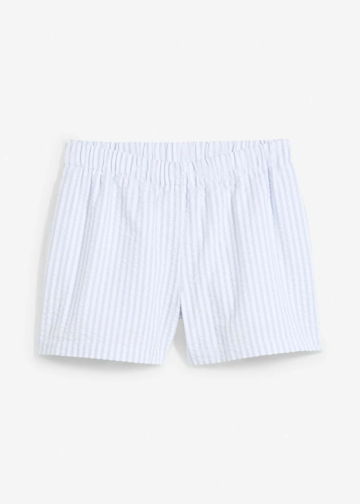 Outlet Pantalón corto a rayas de algodón puro Mujer Shorts|Pantalones