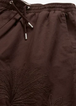 Pantalón corto con contenido de seda Mujer Premium|Shorts