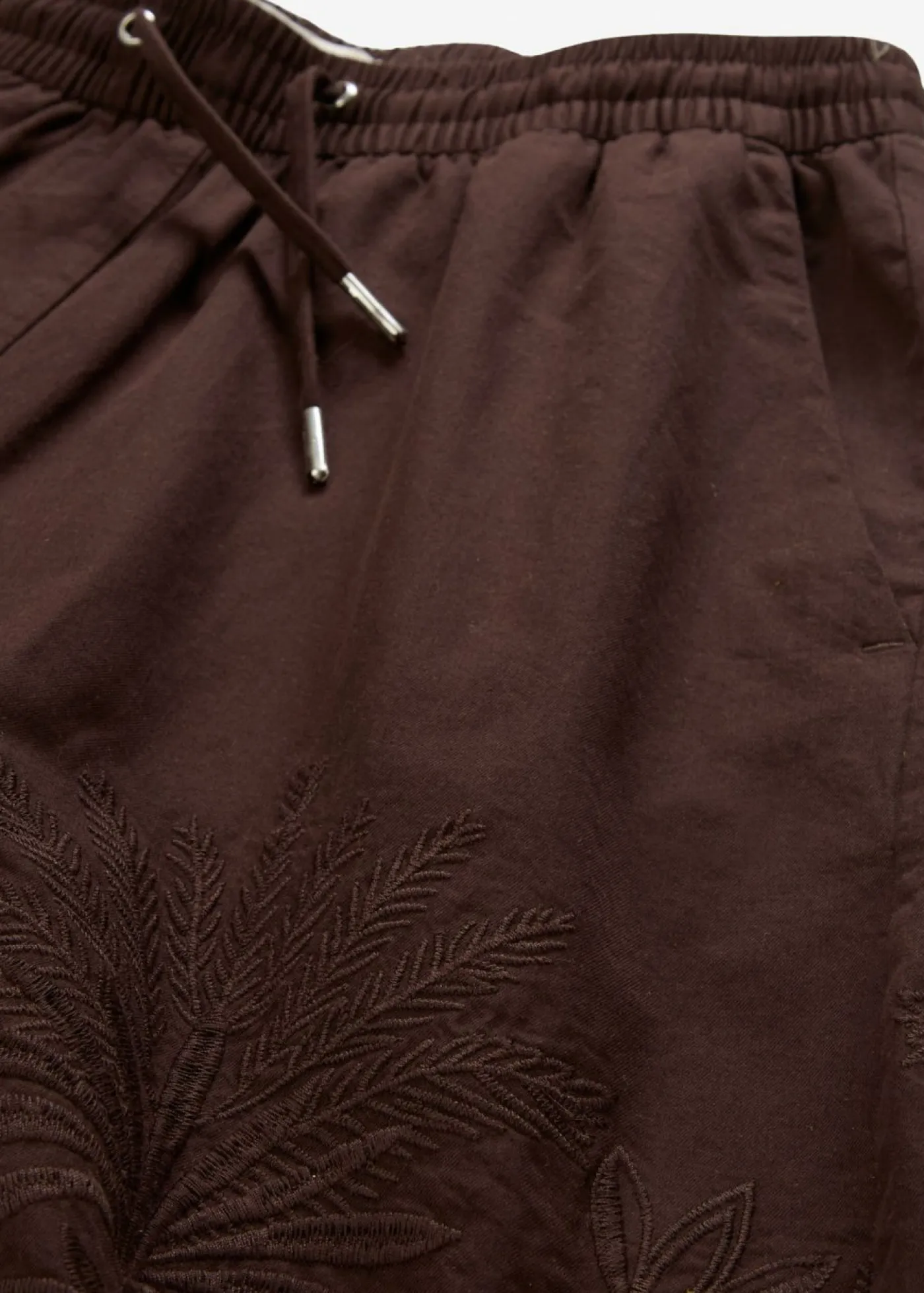 Pantalón corto con contenido de seda Mujer Premium|Shorts