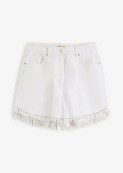 Outlet Pantalón corto con detalle de cadena Mujer Shorts|Pantalones