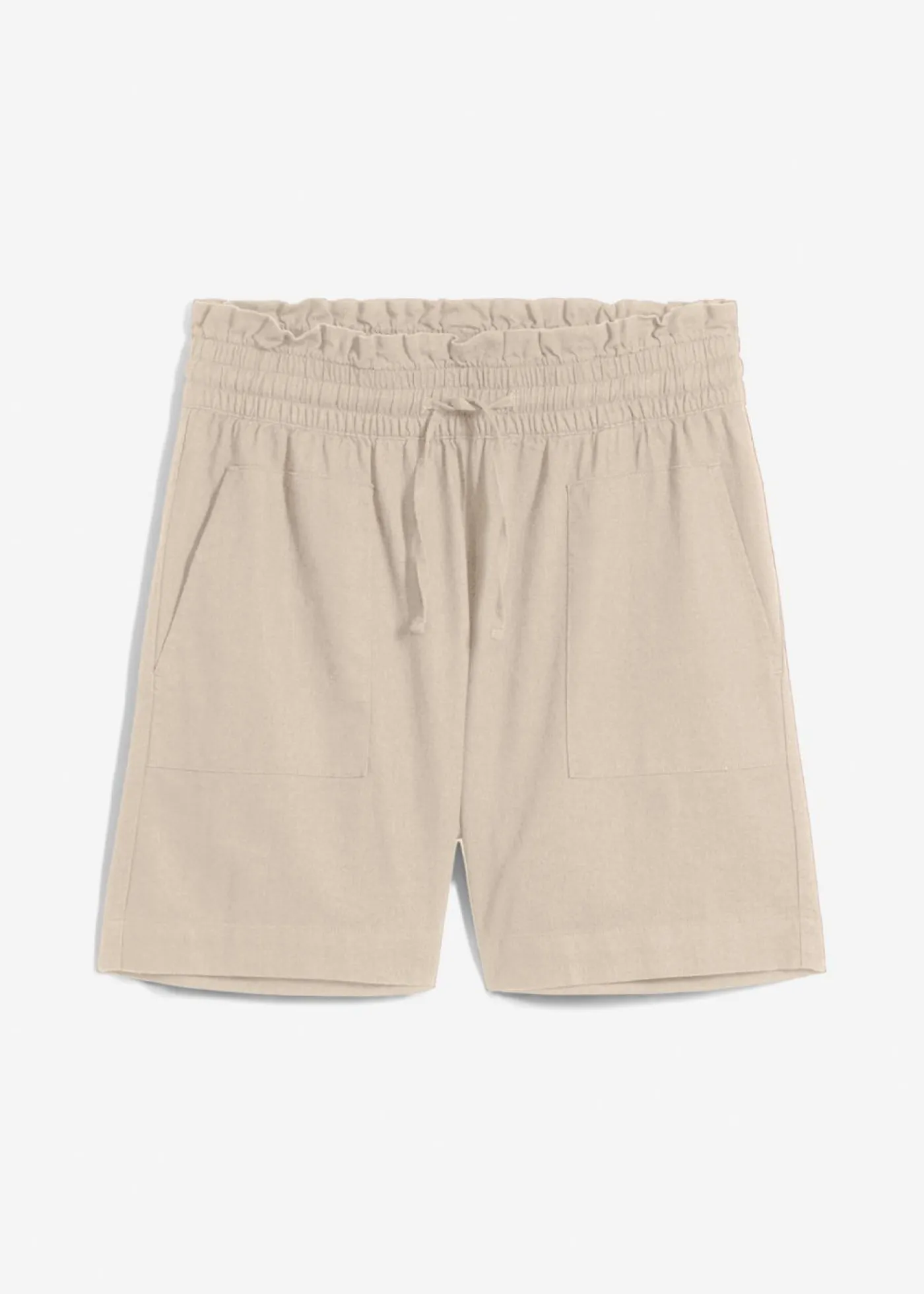 Sale Pantalón corto con lino Mujer Shorts|Pantalones