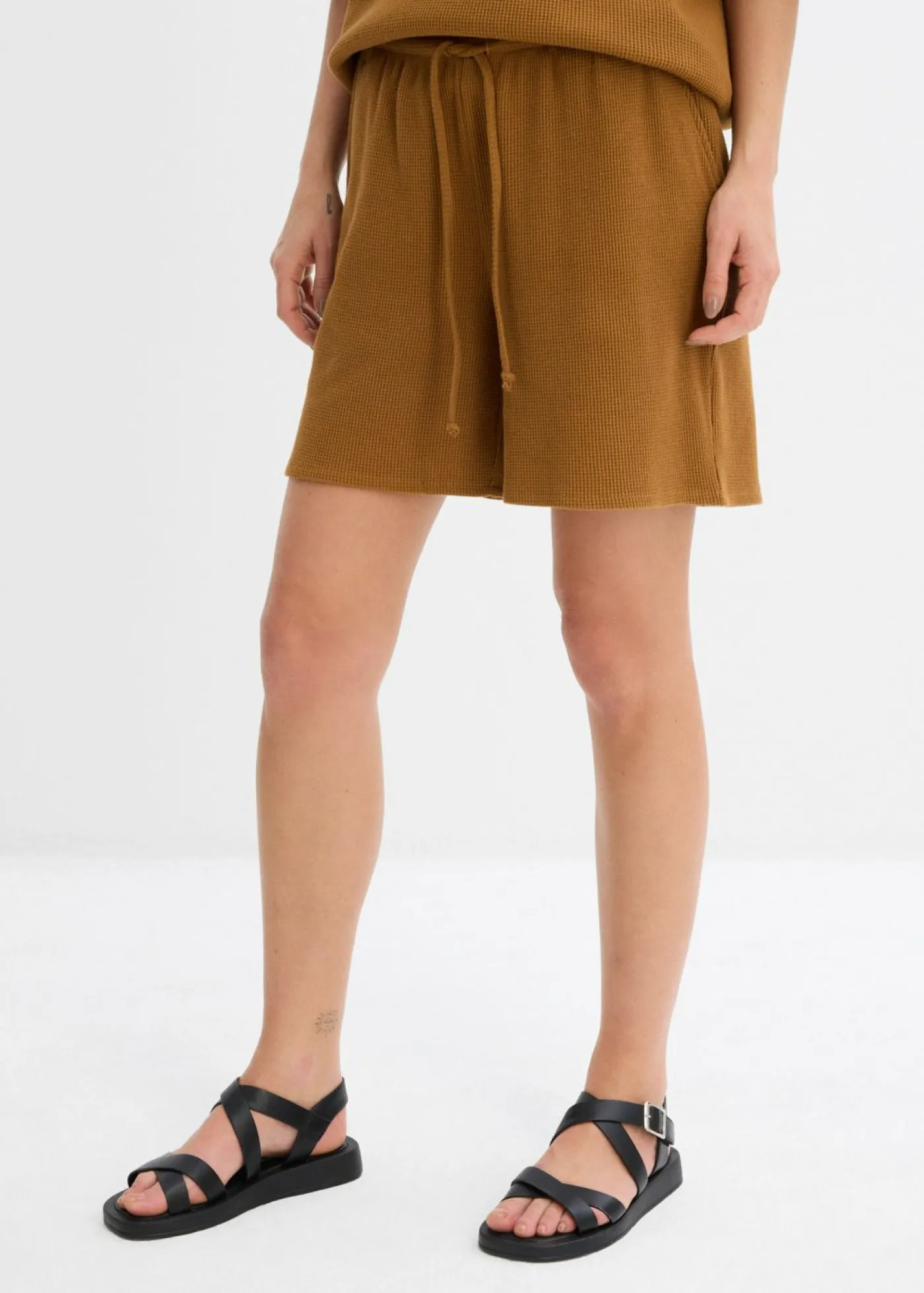 Discount Pantalón corto de algodón puro con estructura Mujer Conjuntos De Ropa|Shorts