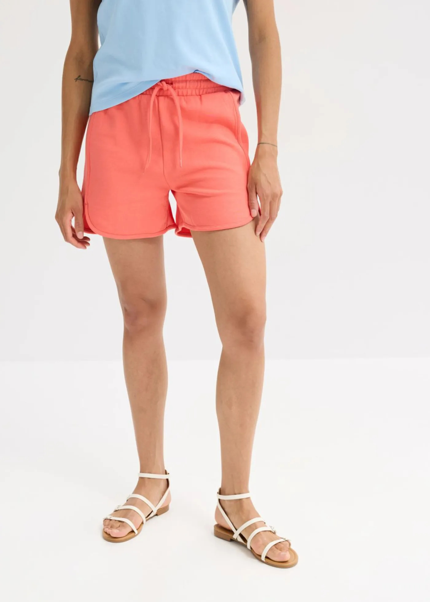 Hot Pantalón corto de chándal de algodón orgánico puro Mujer Shorts|Ropa Cómoda