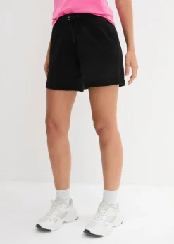 Outlet Pantalón corto de chándal de algodón puro Mujer Shorts|Básicos