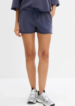 Outlet Pantalón corto de chándal de mezcla de algodón suave Mujer Shorts|Ropa Cómoda