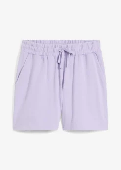 Outlet Pantalón corto de chándal de algodón puro Mujer Shorts|Ropa Cómoda