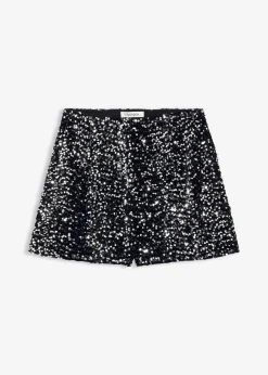 Best Pantalón corto de lentejuelas Mujer Shorts|Pantalones