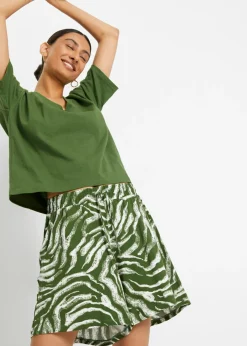 Hot Pantalón corto de punto Mujer Shorts|Pantalones
