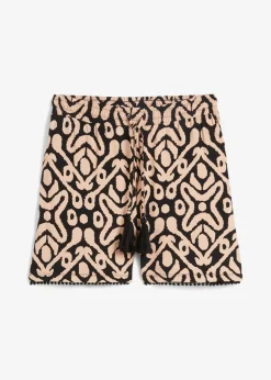 Discount Pantalón corto de punto de mezcla de viscosa Mujer Shorts|Pantalones