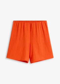 Discount Pantalón corto de punto de crepé ligero Mujer Shorts|Pantalones