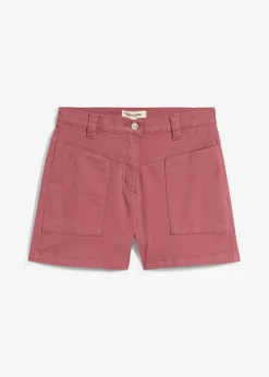 Clearance Pantalón corto de sarga Mujer Shorts|Pantalones