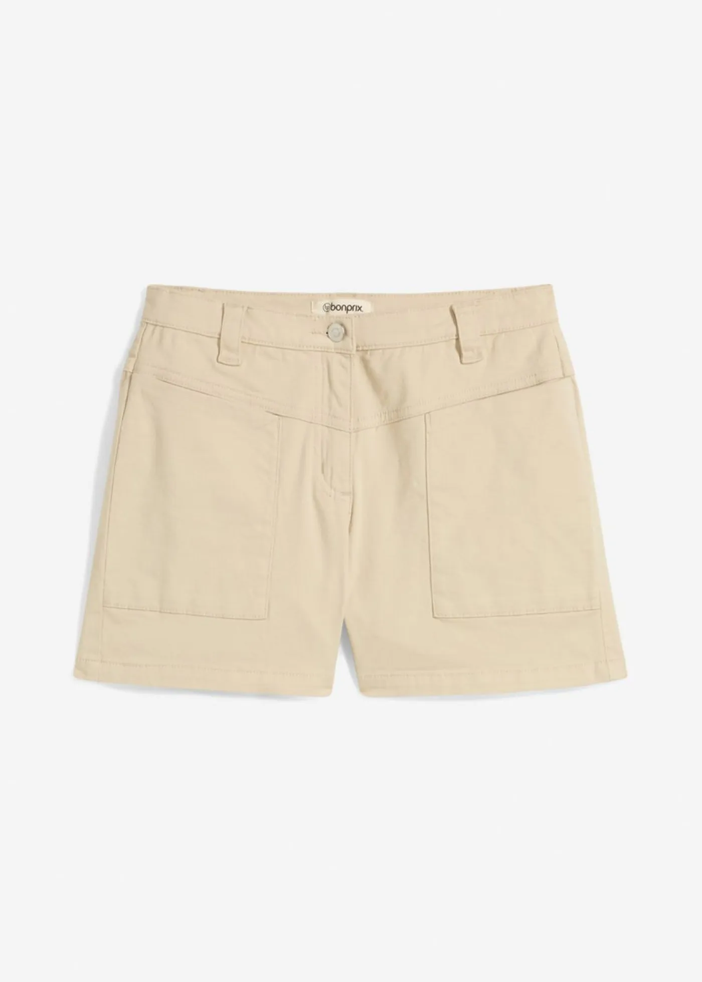 Pantalón corto de sarga Mujer Shorts|Pantalones
