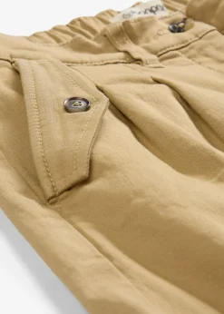 Clearance Pantalón corto de sarga con talle alto Mujer Shorts|Pantalones