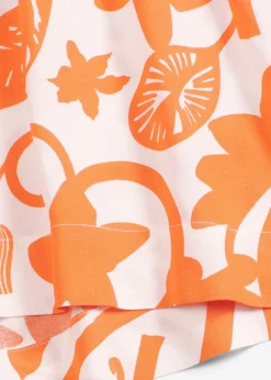 Sale Pantalón corto estampado de viscosa fluida Mujer Shorts|Pantalones