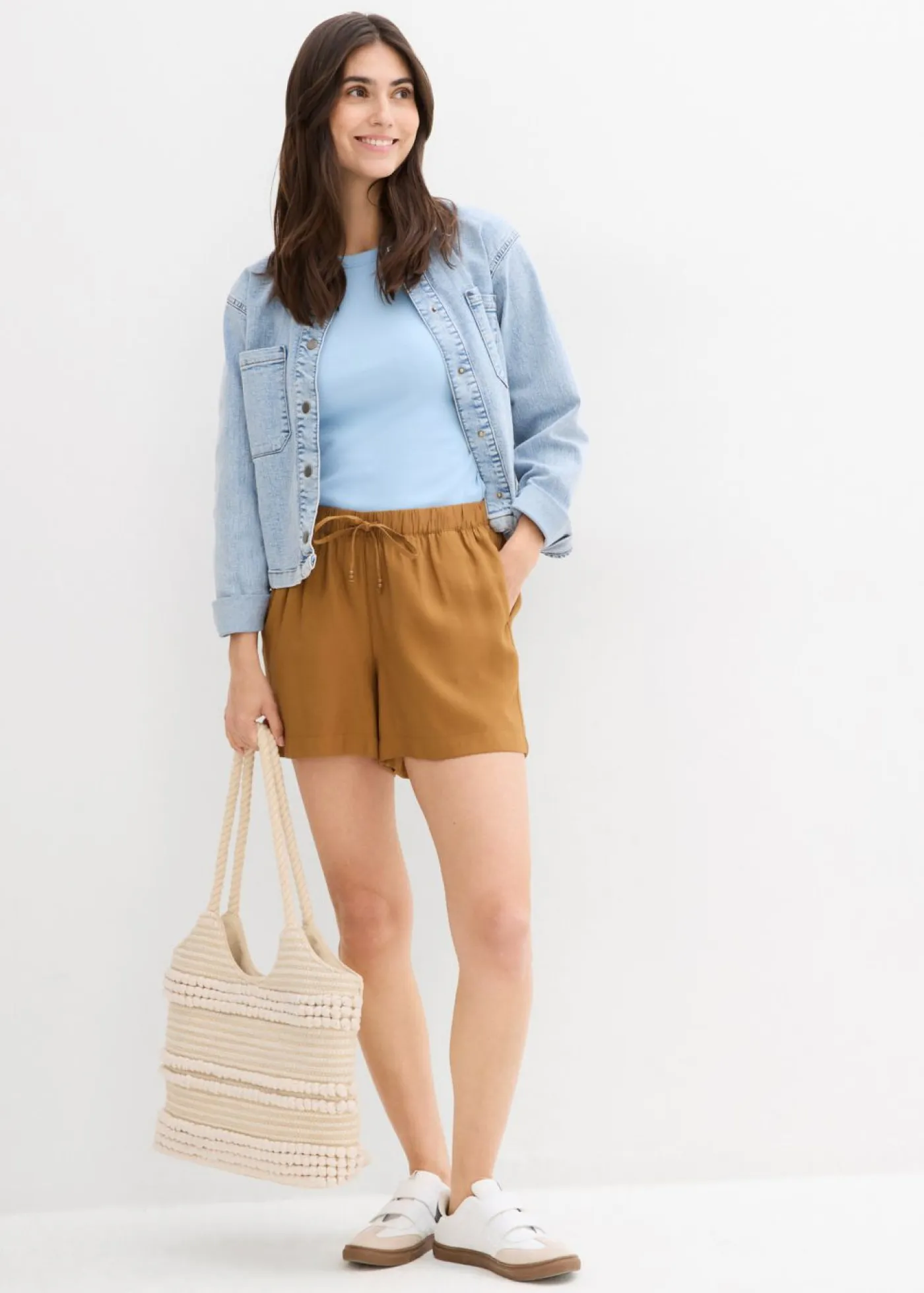 Best Pantalón corto sin cierre Mujer Shorts|Pantalones