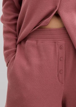 Outlet Pantalón corto sin cierre de algodón puro Mujer Conjuntos De Ropa|Shorts