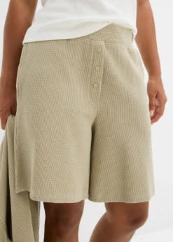 Online Pantalón corto sin cierre de algodón puro Mujer Conjuntos De Ropa|Shorts