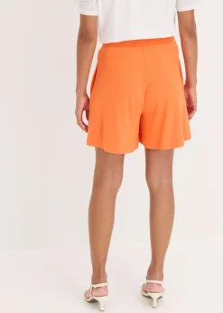 Sale Pantalón corto sin cierre de Punto di Roma cómodo Mujer Shorts|Pantalones