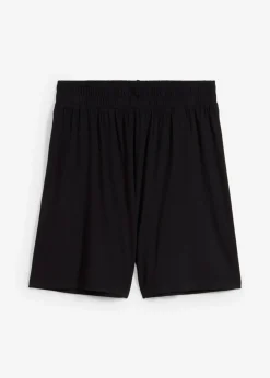 Outlet Pantalón corto sin cierre de mezcla de viscosa suave Mujer Shorts|Básicos