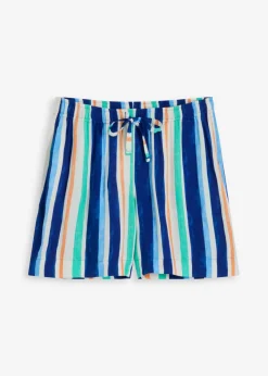 Online Pantalón corto sin cierre de viscosa fina Mujer Shorts|Pantalones