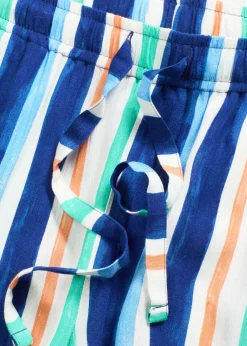 Online Pantalón corto sin cierre de viscosa fina Mujer Shorts|Pantalones