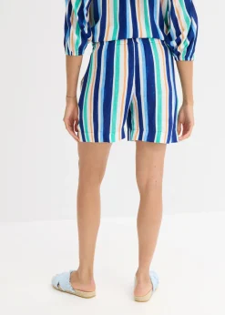 Online Pantalón corto sin cierre de viscosa fina Mujer Shorts|Pantalones