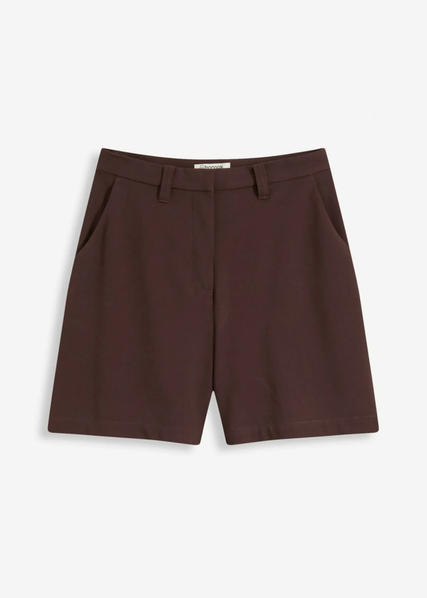Hot Pantalón corto tipo bermudas con pinzas Mujer Shorts|Pantalones