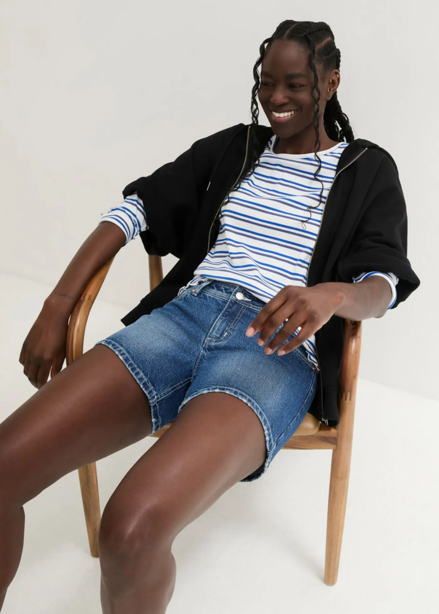 Clearance Pantalón corto vaquero Mujer Shorts|Vaqueros