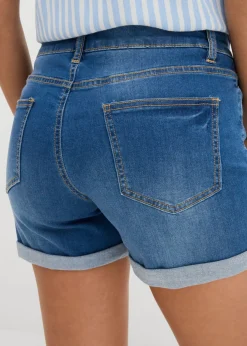 Outlet Pantalón corto vaquero con talle medio Mujer Shorts|Vaqueros