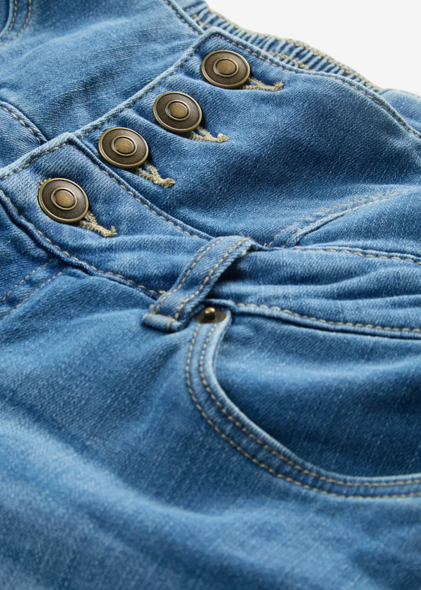 New Pantalón corto vaquero de talle alto Mujer Shorts|Vaqueros