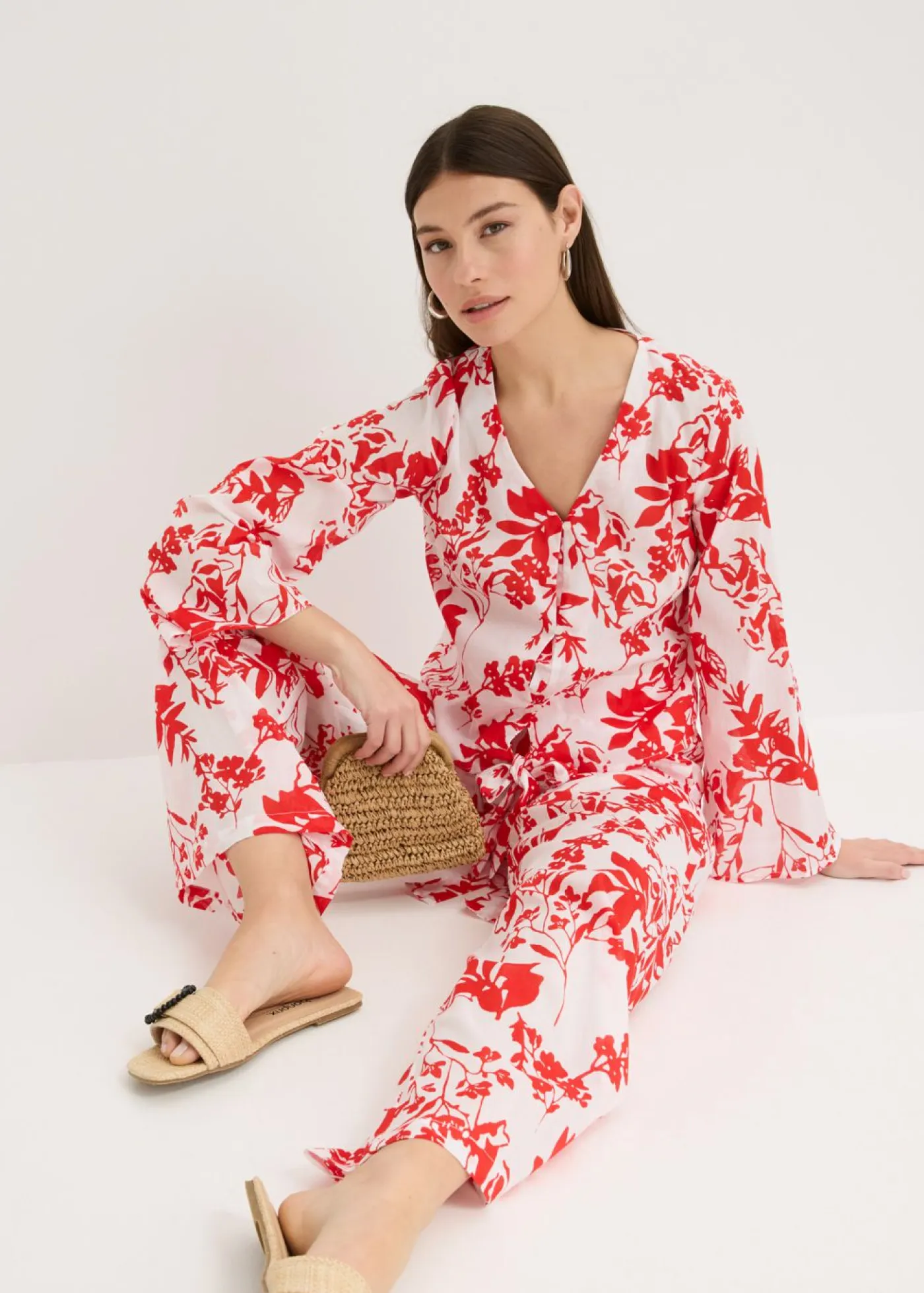 Online Pantalón de algodón puro Mujer Conjuntos De Ropa|Pantalones