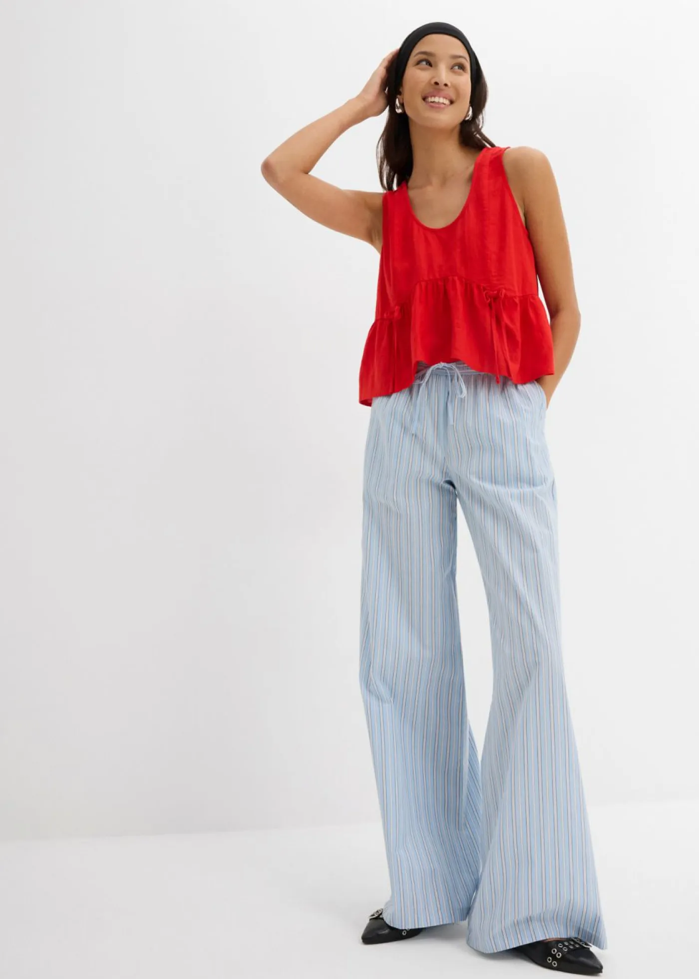 Sale Pantalón de algodón puro Mujer Pantalones